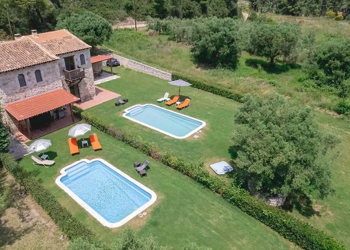 Stone Made Private Pool Kriopigi